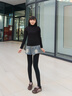 Let's slim絲襪韓國黑絲襪加厚防勾絲美腿塑形壓力連褲襪打底襪春秋款襪子女 300M黑色連襪(商家全國倉) 1雙 均碼 曬單實(shí)拍圖