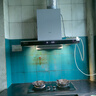 美的（Midea）抽吸排油煙機(jī)家用頂吸歐式吸油煙機(jī)22立方大吸力油煙機(jī) 揮手智控 抽煙機(jī)T36國(guó)家補(bǔ)貼20%可配燃?xì)庠?曬單實(shí)拍圖