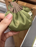 山頭林村端午節香包古風(fēng)小香囊空袋子隨身漢服荷包袋刺繡驅蚊裝中藥香囊包 綠色藕片流蘇香包+艾草+禮盒 曬單實(shí)拍圖