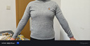 U.S. POLO ASSN.保羅針織衫秋冬季長(cháng)袖T恤保暖羊毛衫打底衫時(shí)尚百搭 灰色004【高領(lǐng)】 M 曬單實(shí)拍圖