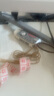 百圖betu女裝冬季新款牛仔褲高腰闊腿褲腳口毛邊褲子女2411T82 牛仔色 L 曬單實(shí)拍圖