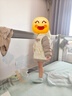 巴拉巴拉童裝寶寶羽絨服保暖嬰兒外套兒童冬季兩件套萌趣男童女童 奶白10501 90 外套充絨30g+馬甲充絨18g 曬單實(shí)拍圖