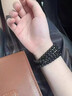 施華索尼亞天然黑曜石手串108顆佛珠男女冰種黑曜石轉運珠多圈手鏈護身符 天然【烏金黑曜石】6mm 曬單實(shí)拍圖