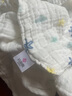 潔麗雅（Grace）A類(lèi)純棉嬰兒紗布浴巾男女寶寶洗澡巾新生兒用品大毛巾被110*110cm 曬單實(shí)拍圖