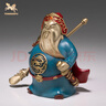 銅師傅《于榮光聯(lián)名關(guān)羽》桌面萌版武財神銅關(guān)公擺件 工藝品 義薄云天 曬單實(shí)拍圖