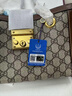 【二手99新】古家馳名品牌padlock系列女士單肩包 二手奢侈品箱包 真品 99閑置未使用焦糖色小號(hào)26*18cm 曬單實(shí)拍圖
