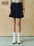 Teenie Weenie小熊女裝半身裙2025年夏季新款學(xué)院感少女俏皮百褶裙 藏青色 S 曬單實(shí)拍圖
