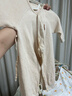 babylove新生兒連體衣春秋款純棉和尚服嬰兒衣服初生兒寶寶彩棉哈衣爬服 曬單實(shí)拍圖