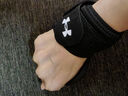 安德瑪（Under Armour）護腕健身男防扭傷腱鞘手腕護具開(kāi)放式加壓腕帶臥推羽毛球網(wǎng)球運動(dòng) 黑白1只裝【吸汗不悶 /纏繞加壓/左右手通用】 曬單實(shí)拍圖