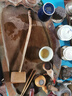 威爾基分茶勺竹筒勺茶勺竹勺水勺凈手竹根長(cháng)柄茶水勺舀酒提水瓢煮茶配件 竹根水勺(1個(gè)) 曬單實(shí)拍圖