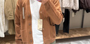 無(wú)印良品（MUJI）女式 雙羅紋編織 圓領(lǐng)長(cháng)袖T恤 白色 L 曬單實(shí)拍圖