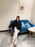 ESSONIO女士羽絨褲女白鴨絨冬季外穿新款東北加厚零下40度極寒哈爾濱棉褲 軍綠色正常 S 推薦(85-95斤) 曬單實(shí)拍圖