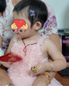 中國黃金（CHINA GOLD）小胖福黃金項鏈男女金坨坨足金吊墜掛墜生日母親節(jié)禮物送老婆女友 【今/次日達(dá)】胖福金坨+金珠【紅繩】約0.5g 曬單實拍圖