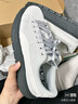 彪馬（PUMA）【厚底鞋】復古天鵝絨增高松糕鞋休閑鞋女PLATFORM406752 淺灰色-灰色-銀色-05 36 曬單實(shí)拍圖