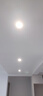歐普（OPPLE）LED筒燈嵌入式孔燈吊頂燈超薄客廳漆白全鋁 5瓦暖白開孔7-8.5cm 曬單實拍圖