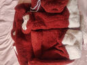 怡菲朵（IFEELDO）女童加絨套裝冬季兒童年服寶寶紅色新年兩件套女孩加厚冬裝1-9歲 圖片色 110 建議35-40斤 曬單實(shí)拍圖