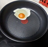 特福（Tefal）平底鍋家用牛排不粘煎鍋少油煙有鈦煎餅鍋電磁爐燃氣灶通用26cm 曬單實(shí)拍圖