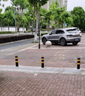 趣行 金屬帶鑰匙活動(dòng)路樁停車(chē)位立柱 警示柱交通安全設施擋車(chē)柱車(chē)位鎖 曬單實(shí)拍圖