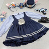 G.DUCKKIDS洛麗塔公主裙女童連衣裙夏季朱迪兒童裙子兔子警官生日蓬蓬裙春秋 朱迪裙子+裙撐 100 尺碼2~3歲【 90-100cm】 曬單實(shí)拍圖