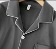 貓人男士睡衣男純棉春秋翻領(lǐng)開(kāi)衫長(cháng)袖家居服防螨抑菌可外穿25年新品 曬單實(shí)拍圖