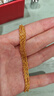 周六福（ZLF）   黃金項鏈女足金999絞絲鏈 計價(jià) 45cm-6.10g 足金 曬單實(shí)拍圖
