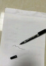 寶克（BAOKE）雙頭記號筆 油性速干防水記號筆 美術(shù)繪畫勾線筆 倉儲物流用箱頭筆 辦公用品 文具 10支/盒 黑色 雙頭美術(shù)勾線筆【新款 可加墨水】 雙頭記號筆  包郵 曬單實拍圖