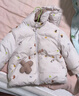巴拉巴拉嬰兒鵝絨羽絨服男童冬季2024女童短款外套保暖萌趣潮208424107223 曬單實(shí)拍圖