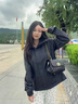 ANYSMIC奢侈高檔品牌包包女包小香風(fēng)2025新款鏈條斜挎包女生生日腋下小包 黑色 曬單實(shí)拍圖