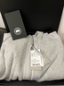 加拿大鵝（Canada Goose）【新品】Alberni男士雙面羊毛抓絨飛行員夾克大鵝外套 7067M 9409 銀樺麻灰/銀樺白 XL 曬單實拍圖