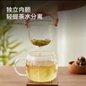 京東京造 玻璃杯 雙層玻璃茶水分離耐高溫泡茶水杯子大容量500ml 曬單實拍圖