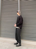 吉普（JEEP）美國正品束腳休閑褲男士春秋季重磅抽繩寬松運動(dòng)針織衛褲長(cháng)褲秋冬 深灰色 常規 【官方正品】 33 【適合150斤左右】 曬單實(shí)拍圖