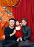 G.DUCKKIDS一周歲禮服女寶寶連衣裙兒童唐裝套裝中國風秋季裙子嬰兒抓周衣服 紅色 90 尺碼1~2歲【 80-90cm】 曬單實拍圖