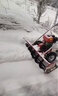 OLAD掃雪機小型除雪設備清雪機手推式大棚燃油家用小區道路自走除雪機 柴油版手推掃雪機+電啟動(dòng) 曬單實(shí)拍圖