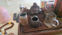 藏壺天下【七夕禮物】宜興紫砂壺純手工茶壺紫砂茶具茄皮紫泥秦權(quán)輕舟入夢 曬單實拍圖