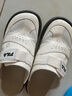 FILA 斐樂(lè )官方女鞋SMILA摩登拖鞋2025夏季新款元氣拖鞋休閑勃肯鞋 豆腐白-TF 38.5 曬單實(shí)拍圖