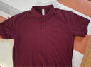 皮爾卡丹220g精梳全棉短袖T恤男士翻領(lǐng)純色夏季透氣Polo衫上衣薄 曬單實(shí)拍圖