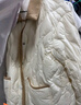 雪中飛雪中飛輕薄羽絨服女短款拼接撞色翻領(lǐng)秋冬菱格襯衫領(lǐng)外套 草綠色S 曬單實(shí)拍圖
