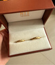 周生生（CHOW SANG SANG）k金戒指18k黃色黃金對戒情詩(shī)女款93126R 11圈 曬單實(shí)拍圖