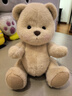 莉娜熊（TeddyTales）小熊玩偶毛絨玩具泰迪手作熊公仔娃娃生日禮物女生 蝴蝶蘭中奶茶 含鞋 搭配短毛崽崽 禮盒裝 曬單實(shí)拍圖