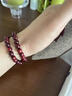 QMXD小葉紫檀手串女4mm細佛珠手鏈男士簡(jiǎn)約古風(fēng)小清新血檀木質(zhì)文禮物 手串 曬單實(shí)拍圖
