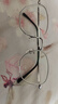 蔡司（ZEISS）近視眼鏡框男超輕純鈦大框眼鏡架可配防藍光散光變色眼睛 鈦材中框 銀色  配colorein鏡片1.60防藍光 0-800 曬單實(shí)拍圖