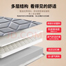 名創(chuàng)優(yōu)品（MINISO）乳膠床墊床褥子抗菌大豆記憶海綿墊宿舍家用1.5x2米榻榻米床墊子 曬單實(shí)拍圖