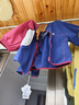 巴布豆兒童外套上衣秋冬裝男女童防水保暖上衣兩件套外穿抗靜電 紅色袖外套+藏青搖粒絨內膽 均碼 110cm 曬單實(shí)拍圖