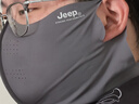 JEEP SPIRIT吉普防曬帽子男女夏季戶(hù)外登山釣魚(yú)寬檐遮陽(yáng)帽新款防紫外線(xiàn)漁夫帽 深灰兩件套【立體面罩】 均碼 可調節 曬單實(shí)拍圖