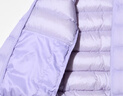 優(yōu)衣庫童裝男童女童高級輕型羽絨連帽外套帽子可拆卸471377 71 淺藍紫色 130 曬單實(shí)拍圖