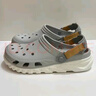 CORCS CROCS 渦輪洞洞鞋男女同款包頭鞋情侶沙灘鞋防滑涼鞋戶(hù)外休閑拖鞋 大氣灰 42 M8=41/42 曬單實(shí)拍圖
