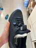 稻草人秋冬新款男鞋休閑鞋皮鞋男士跑步運動鞋輕質(zhì)舒適 501 刺繡黑色 41 曬單實拍圖