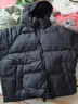 森馬（Semir）羽絨服女90絨子短款輕暖三防可愛(ài)花苞帽2025冬新款立體防風(fēng)外套 【正肩顯瘦廓形】黑色90001 S 曬單實(shí)拍圖
