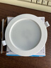 貝工 LED筒燈 4寸 12W 白光 BG-TSD-J12 開(kāi)孔尺寸110-130mm 超薄嵌入式天花燈 晶系列 曬單實(shí)拍圖