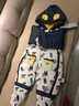 G.DUCKKIDS羽絨服連體衣抱被冬季衣服寶寶加厚外出服新款 藏青色 包腳可拆 兩用袖口 66 厘米.90碼建議0-4個(gè)月 曬單實(shí)拍圖